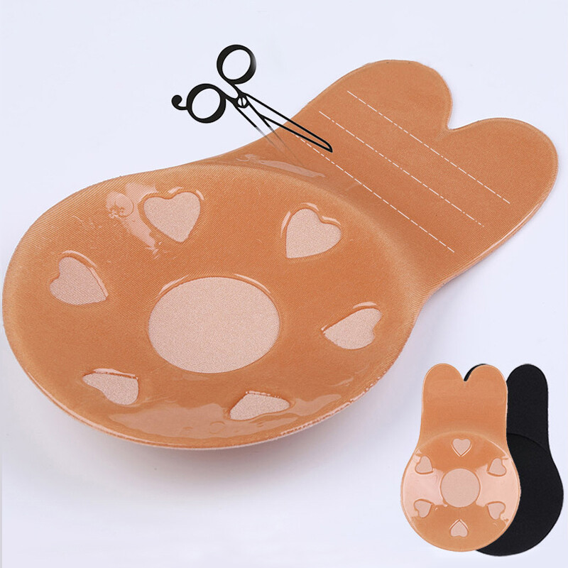 Silicone Bra Self Adhesive Push Up Strapless Invisible Pasties Cover Breast Lift