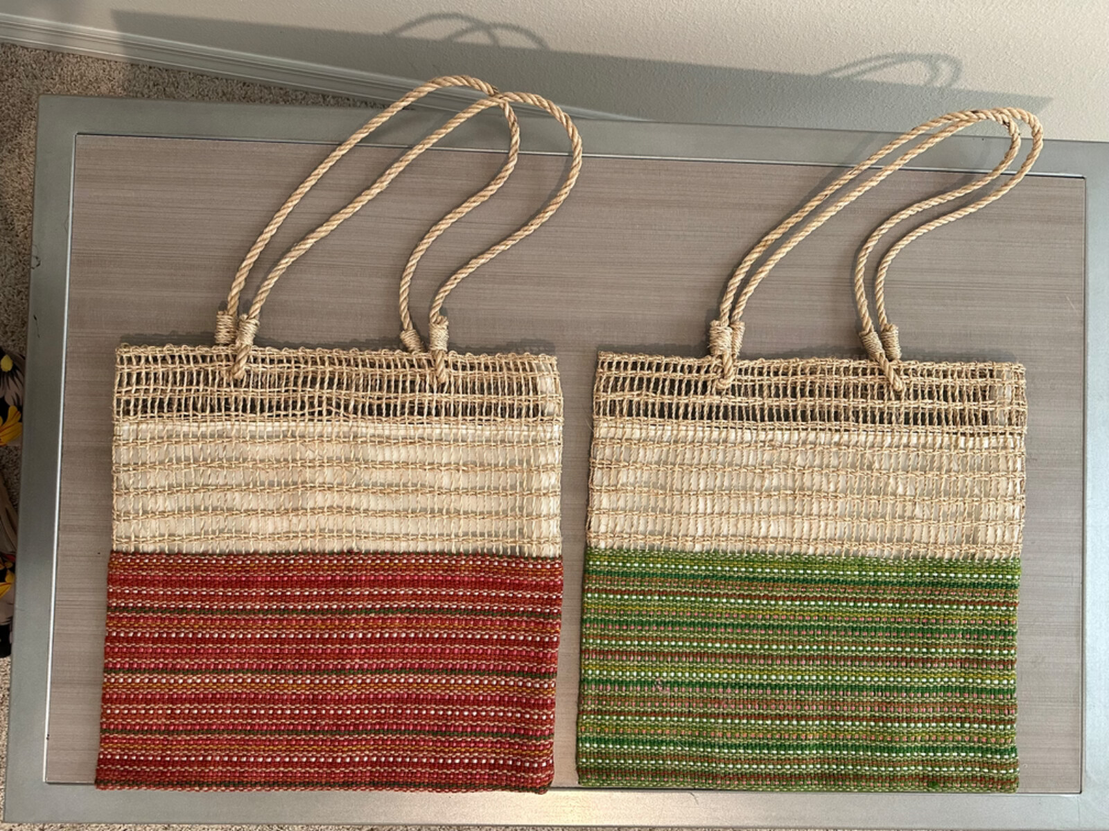 BRAND NEW Manila Hemp fashionable summer beach bags for women & unisex adults!