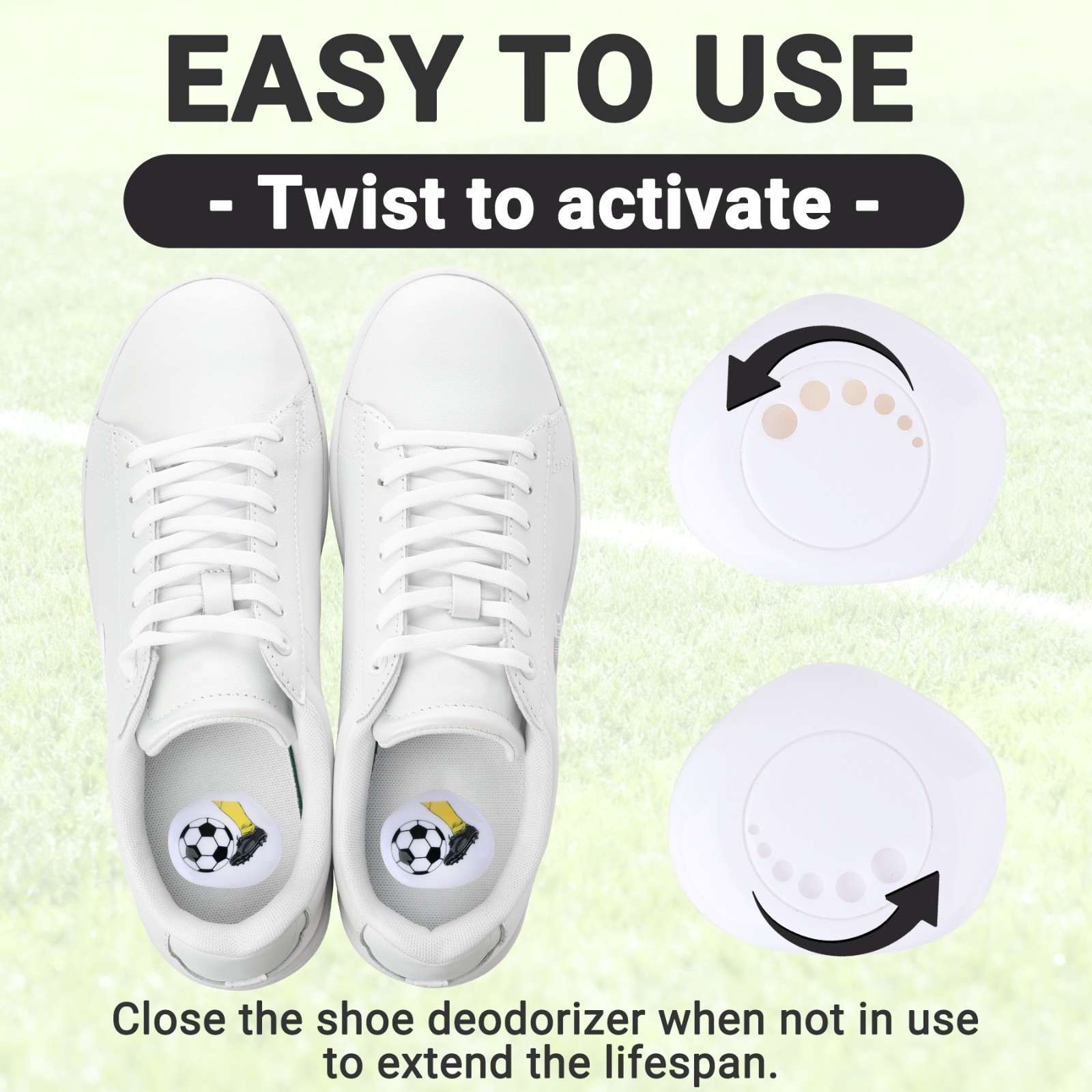 Knixmax Versatile Deodorizer Balls for Shoes Gym Bags Home Freshener Odor Eater