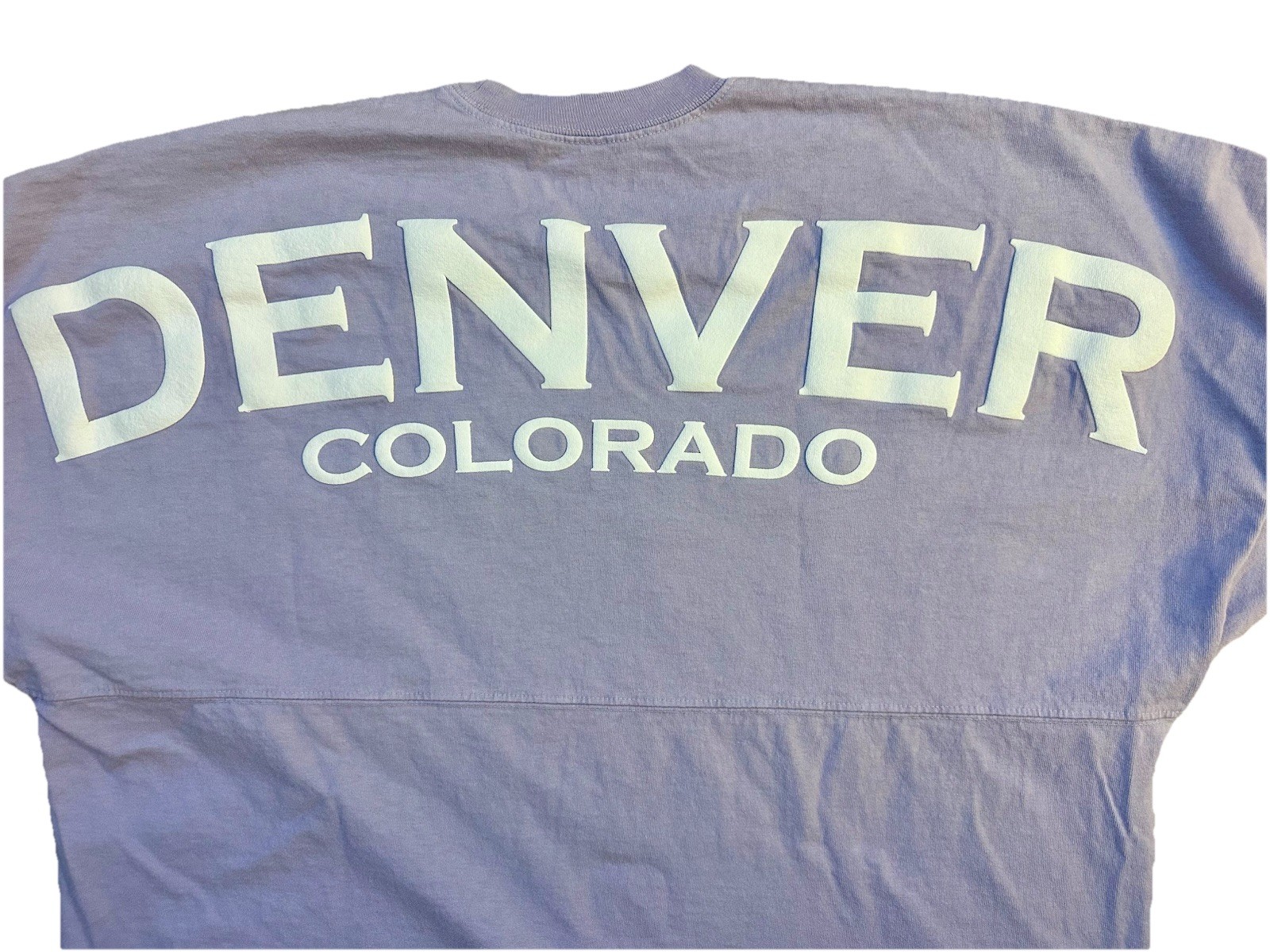 Denver Colorado Spirit Jersey Light Purple Adult Size Large EUC
