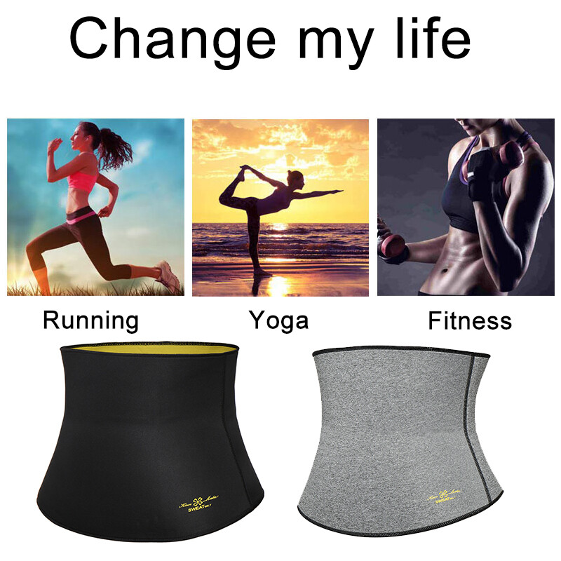 Waist Trimmer For Women Weight Loss Sauna Trainer Wrap Sweat Belt Stomach Shaper