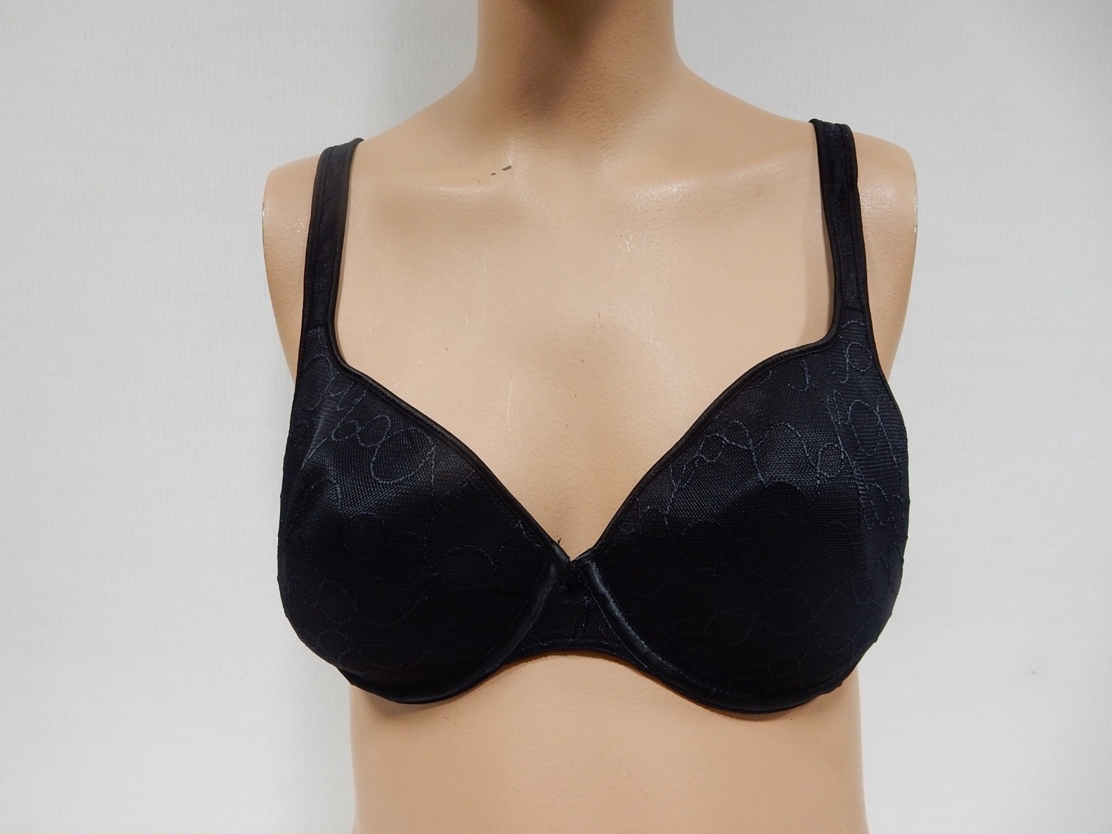 BALI LIGHT EFFECTS BRA BLACK 36-B *BUYER GETS 1 BRA* NEW