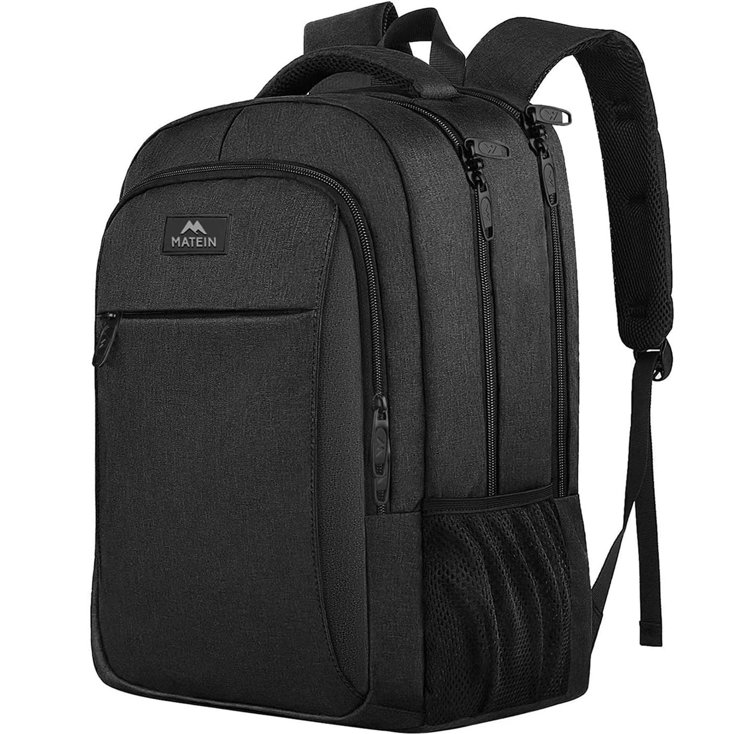 MATEIN Business Laptop Backpack, 15.6 Inch Travel Inch, Black Charcoal