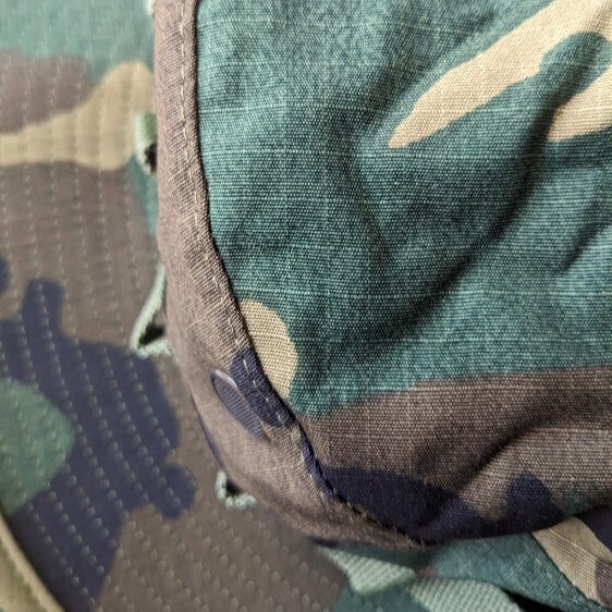Vietnam ERDL Woodland Boonie Cover- Military Issue Boonie Hat