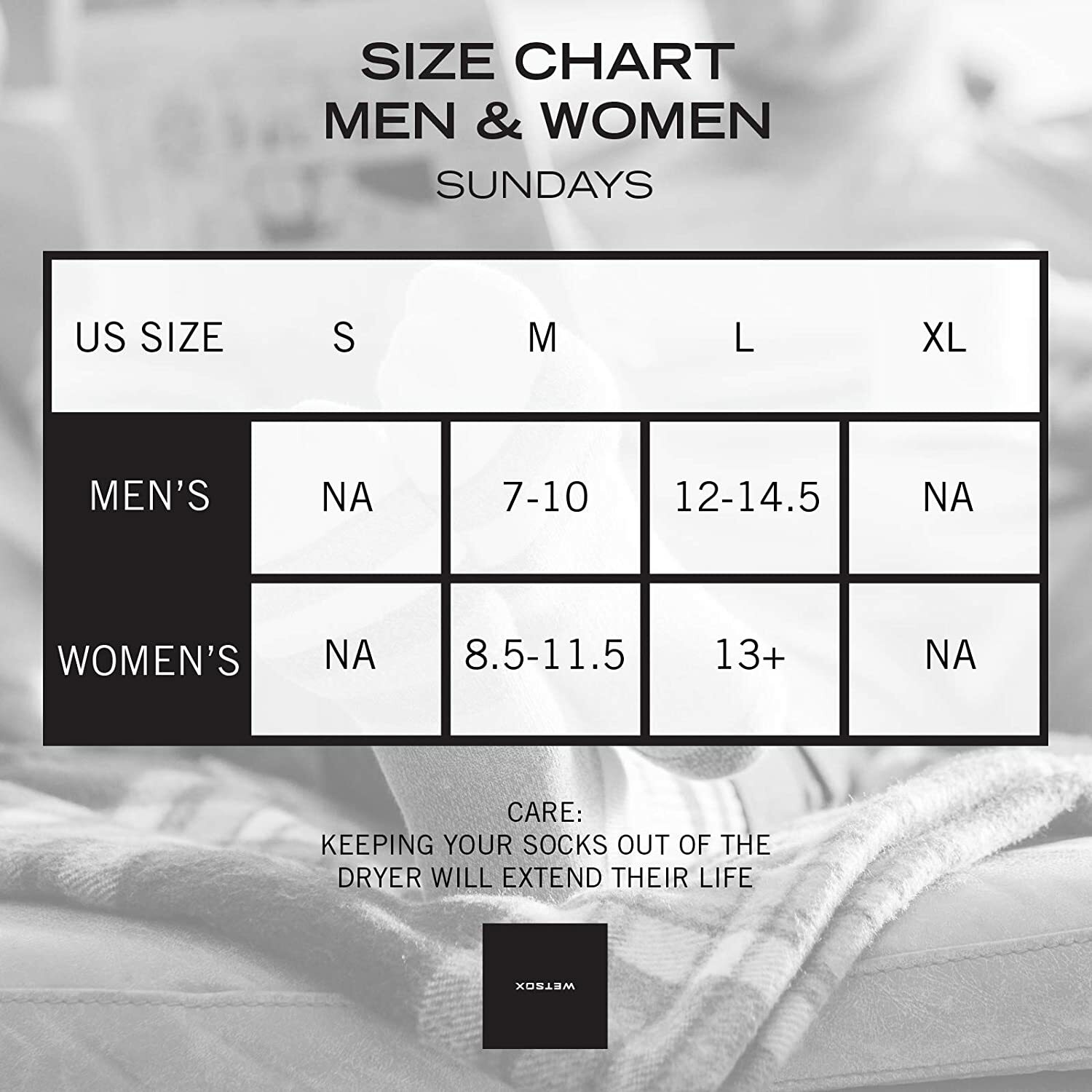 3 Pair WETSOX Sundays Men’s – Women’s Crew Soft Micro Modal Cotton Socks