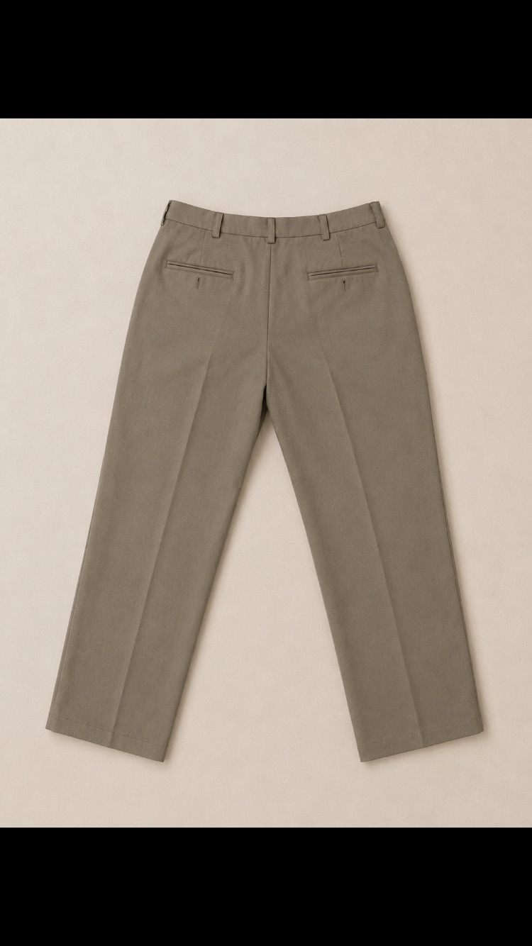 Kenneth Cole Reaction Mens 34×30 Khaki Dress Pants Flat Front Business Casual