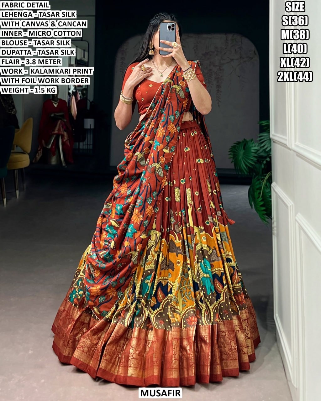 Beautiful Heavy Pure Silk Lehenga Choli Trending Bollywood Collection Most Sell