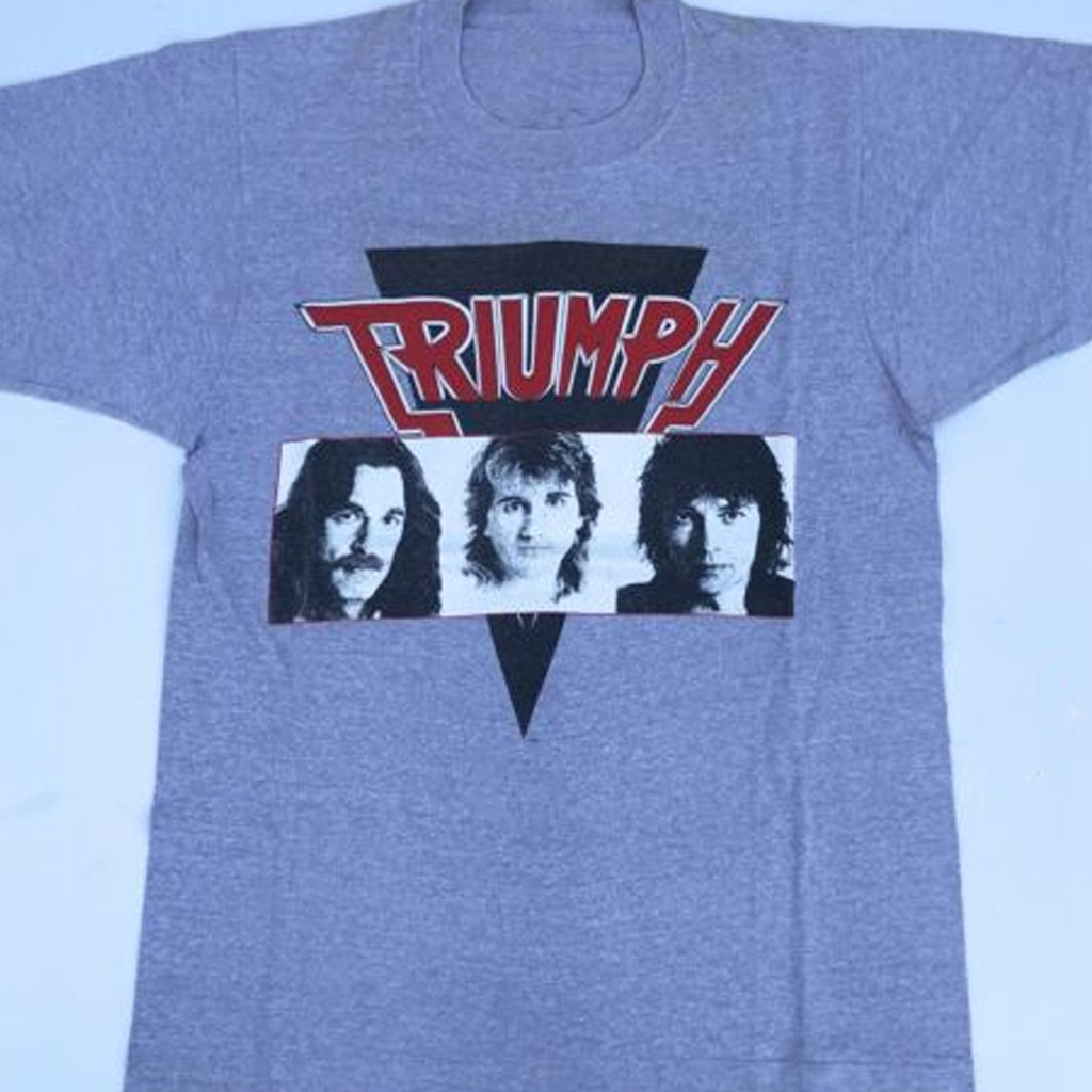 Triumph BAND Triumph SHIRT gray T-shirt Short sleeve S to 5Xl XX787