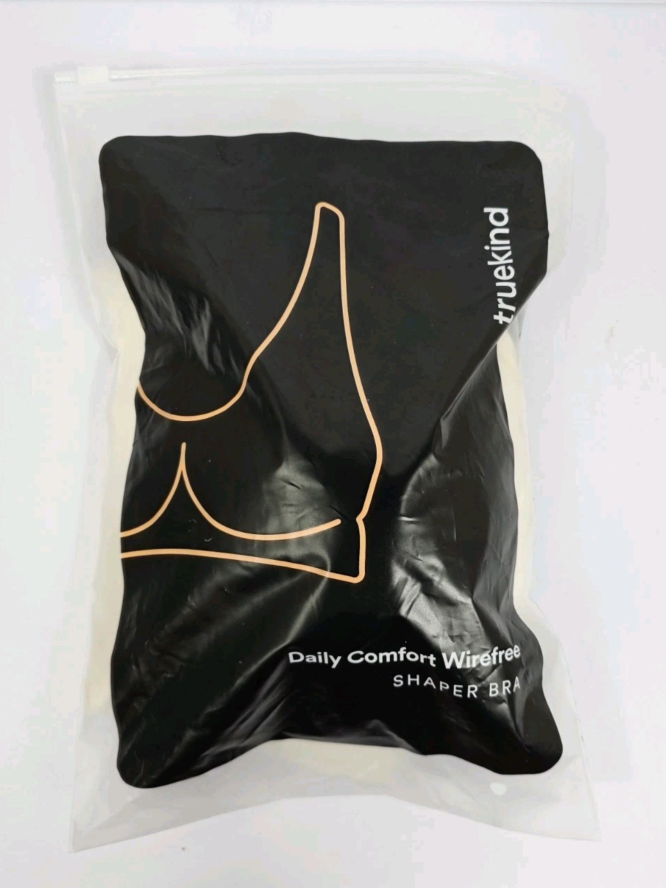 Truekind Daily Comfort Wireless Shaper Bra Beige 2XL NWT