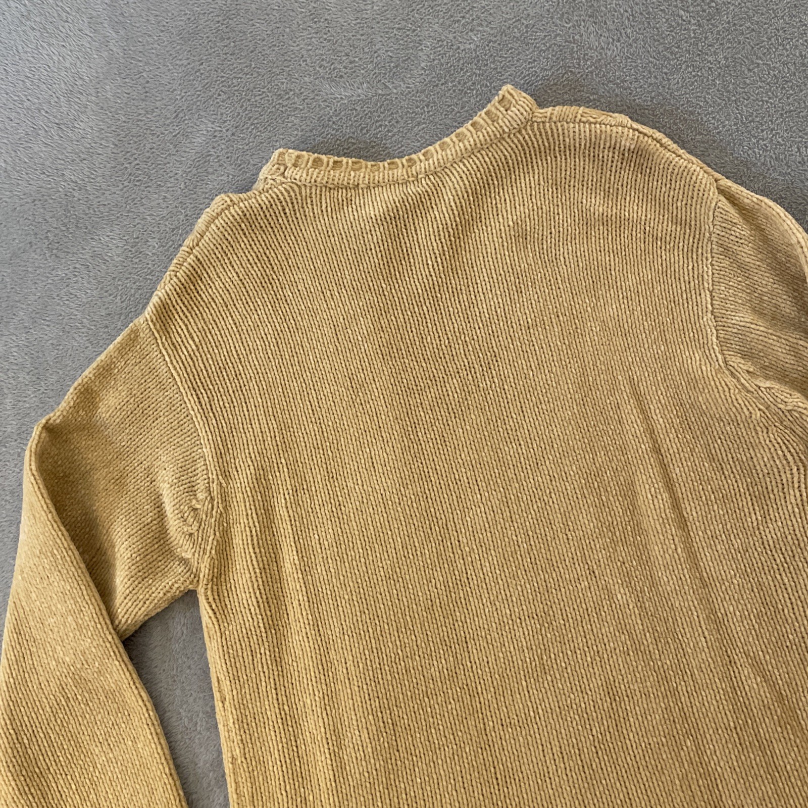 Vintage Western Connection Cable Knit Sweater Men’s Large L Fisherman Beige Top