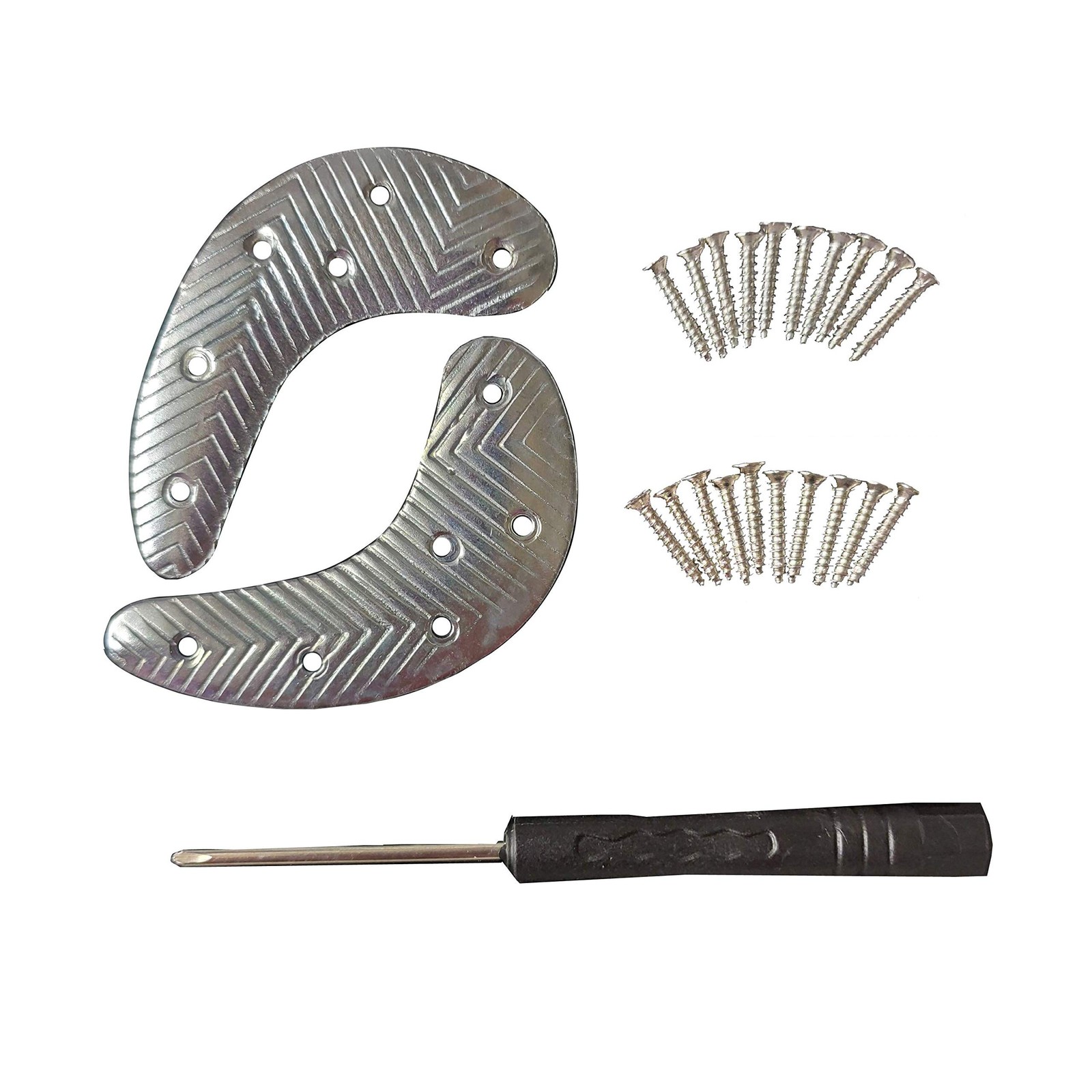 Sole Repair Kit for Men’s Shoe and Boot. Metal Heel Plates and Nails. (M30) M30