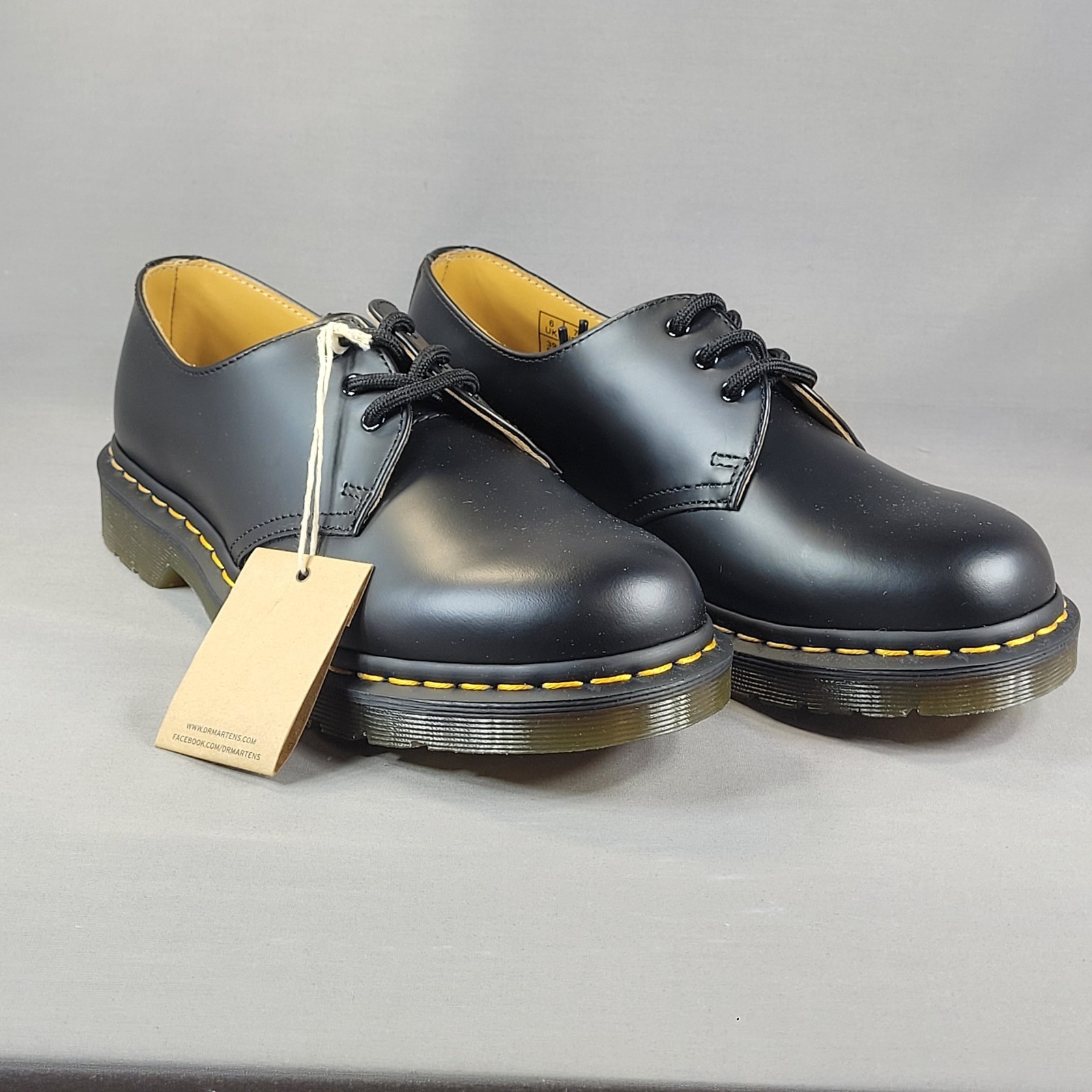 Dr. Martens 1461 Smooth Leather Black Oxford Shoes Men’s US 7 UK 6 EU 39 NEW