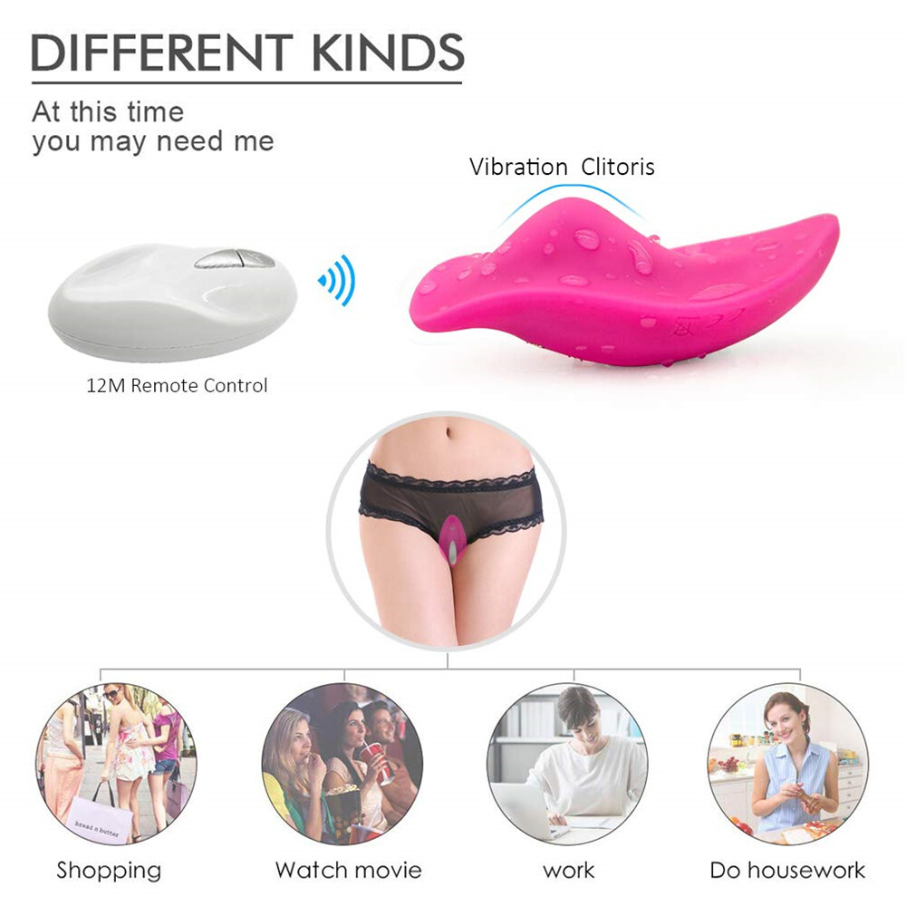Panties Massager Vibrating Wireless Remote Control Women Underwear US