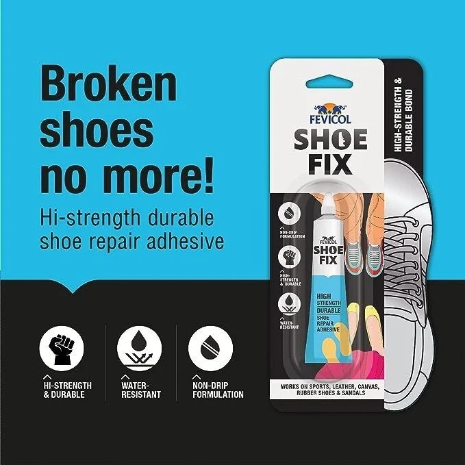 Fevicol Shoefix High Strength Durable Shoe Repair Adhesive (20ml)