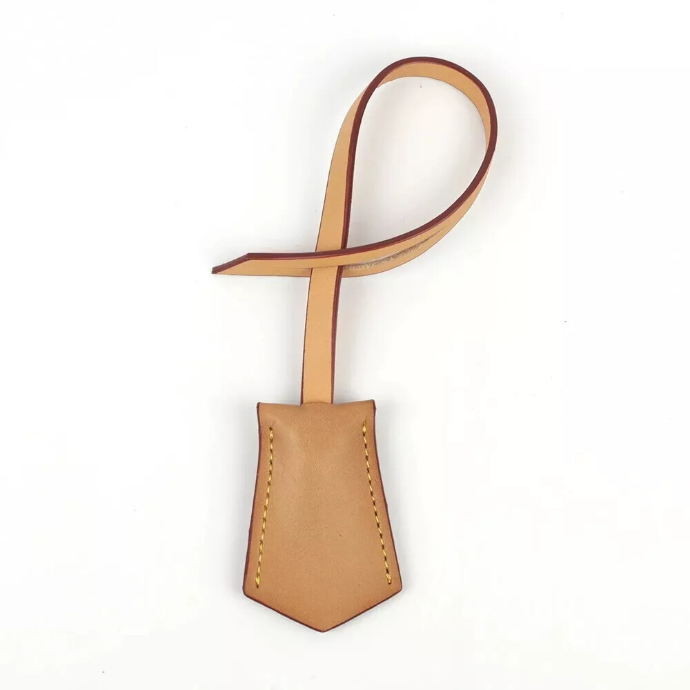 Handmade Real Vachetta Cowhide Leather Luggage Key Bell Tag Handbags Accessory