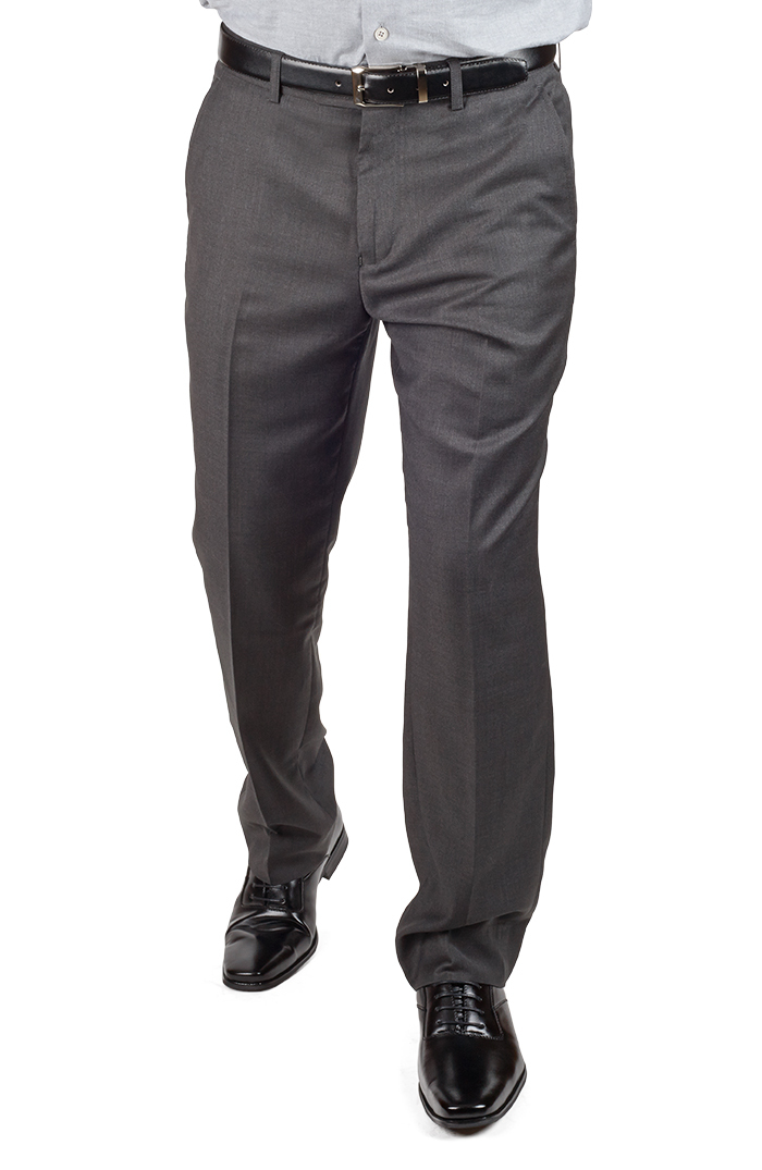 Slim Fit Men Suit 2 Button Dark Charcoal Grey Notch Lapel Double Vented By AZAR