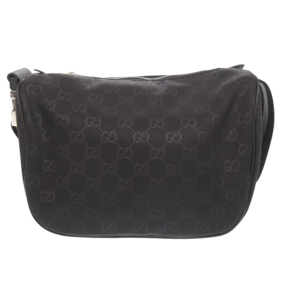 GUCCI Bag: Nylon GG Black W25H19D11cm w/dust bag;
