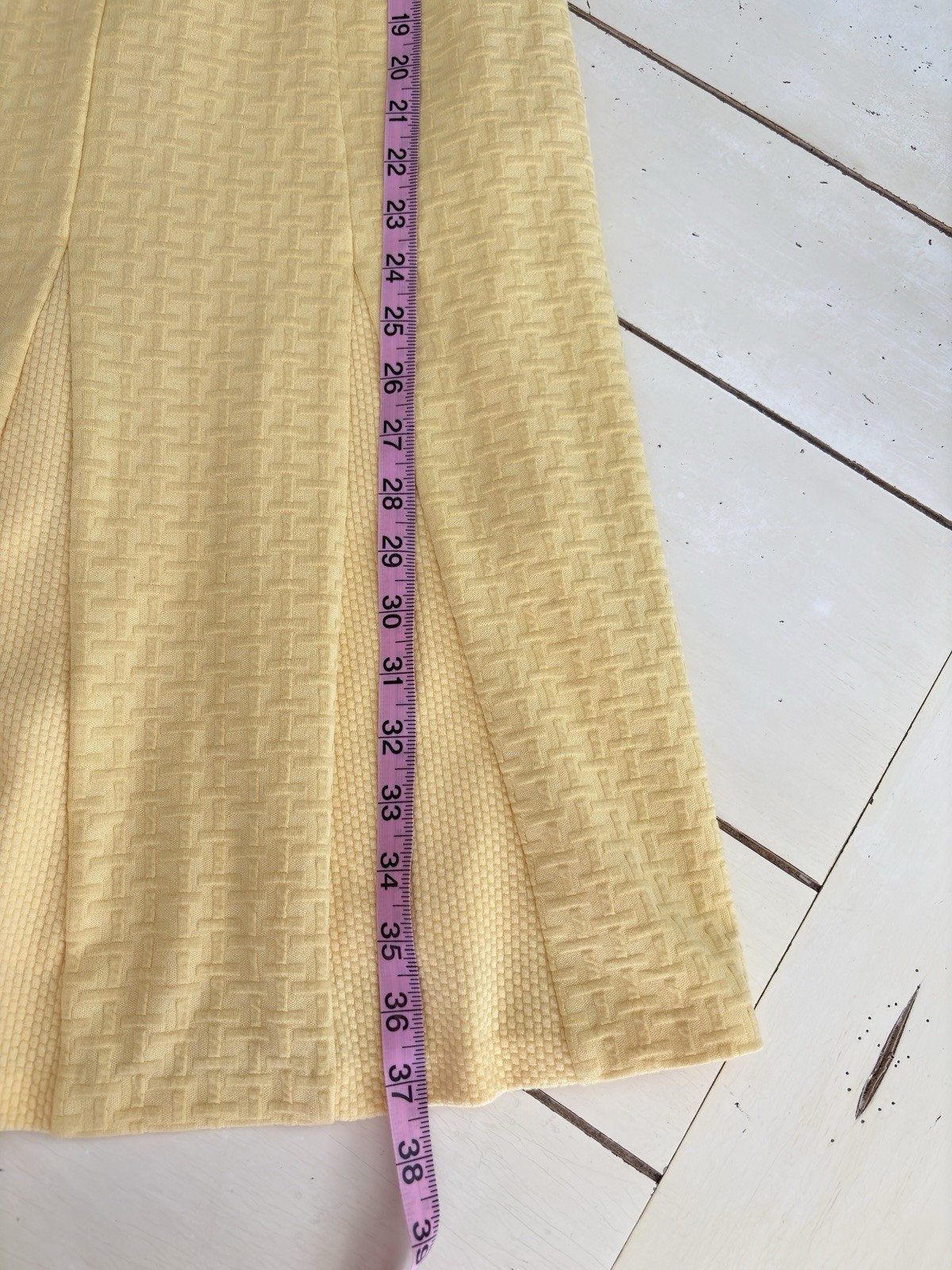 Talbots Fit & Flare Dress Women’s Size 6P Yellow Spring Cottagecore Fairycore