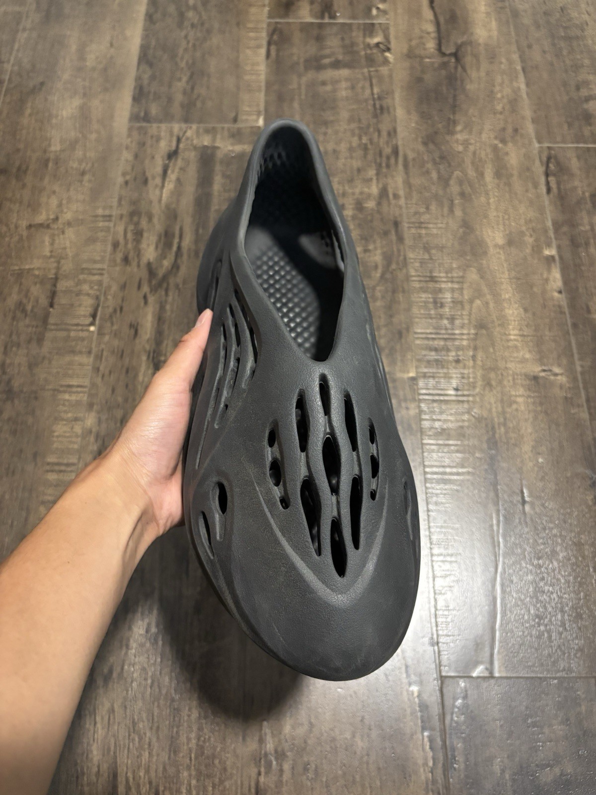 Adidas Yeezy Foamrunner Onyx SIZE 12 PREOWNED CLEAN WITH BOX SHIPS ASAP