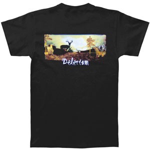 Men’s Delerium Poem T-shirt Medium Black