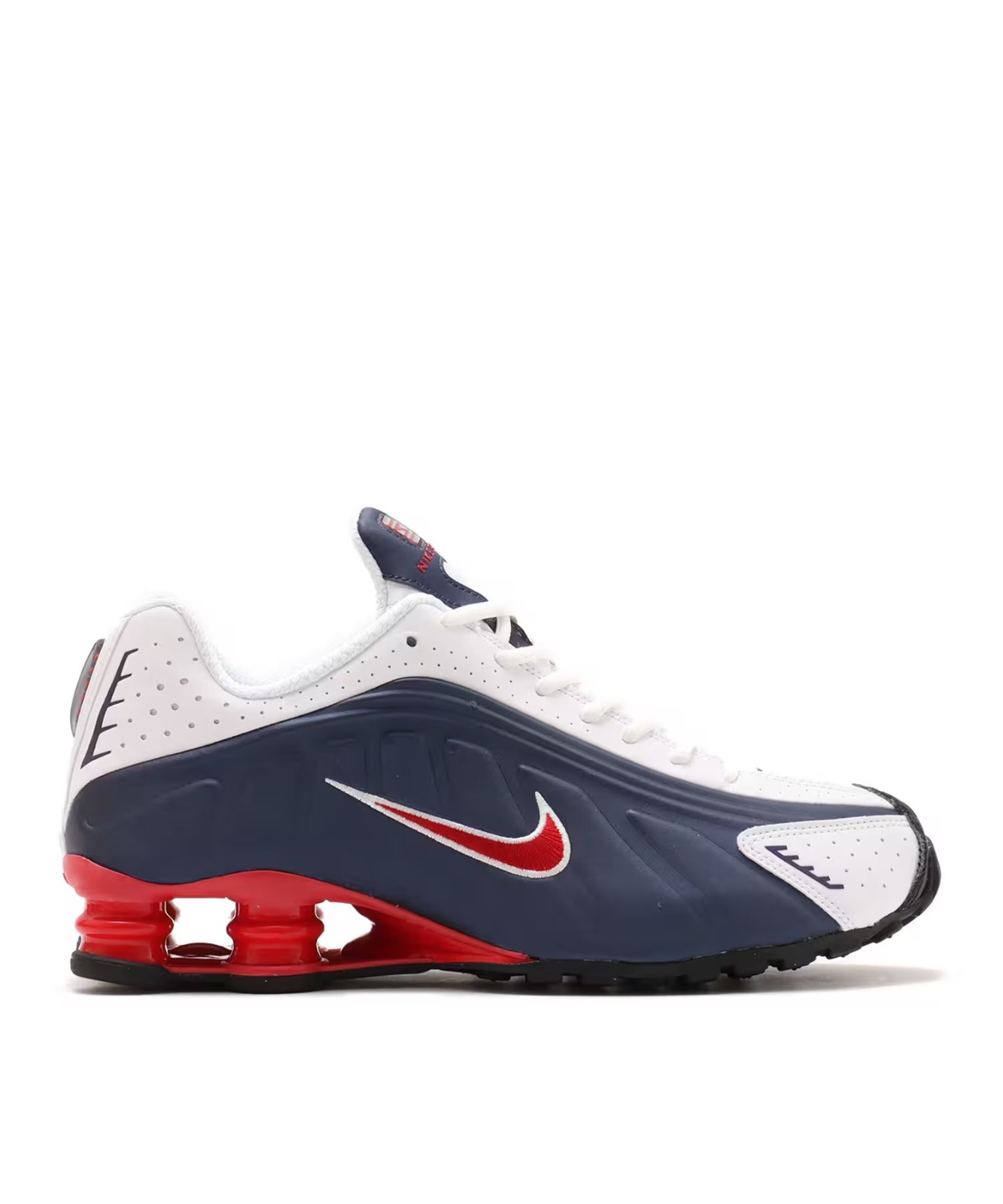 Nike Shox R4 USA Midnight Navy White Red HQ1988-400 Men’s Size oki