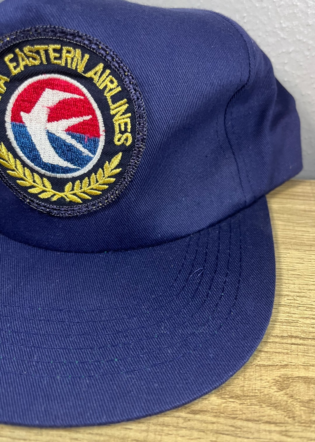 Vintage – China Eastern Airlines – Blue Snapback Patch Pilot Aviation Hat Cap
