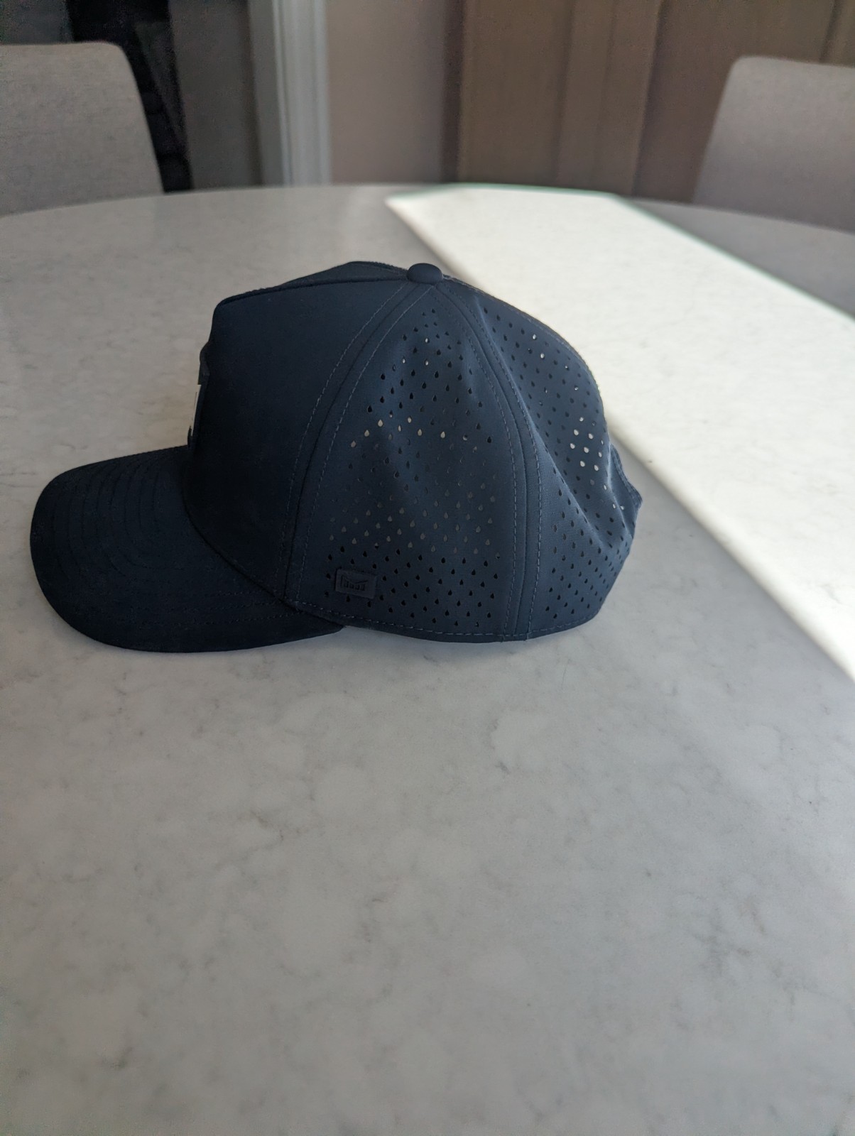 MELIN Odysea Stacked Hydro Performance Snapback Hat Navy, Men’s Size M