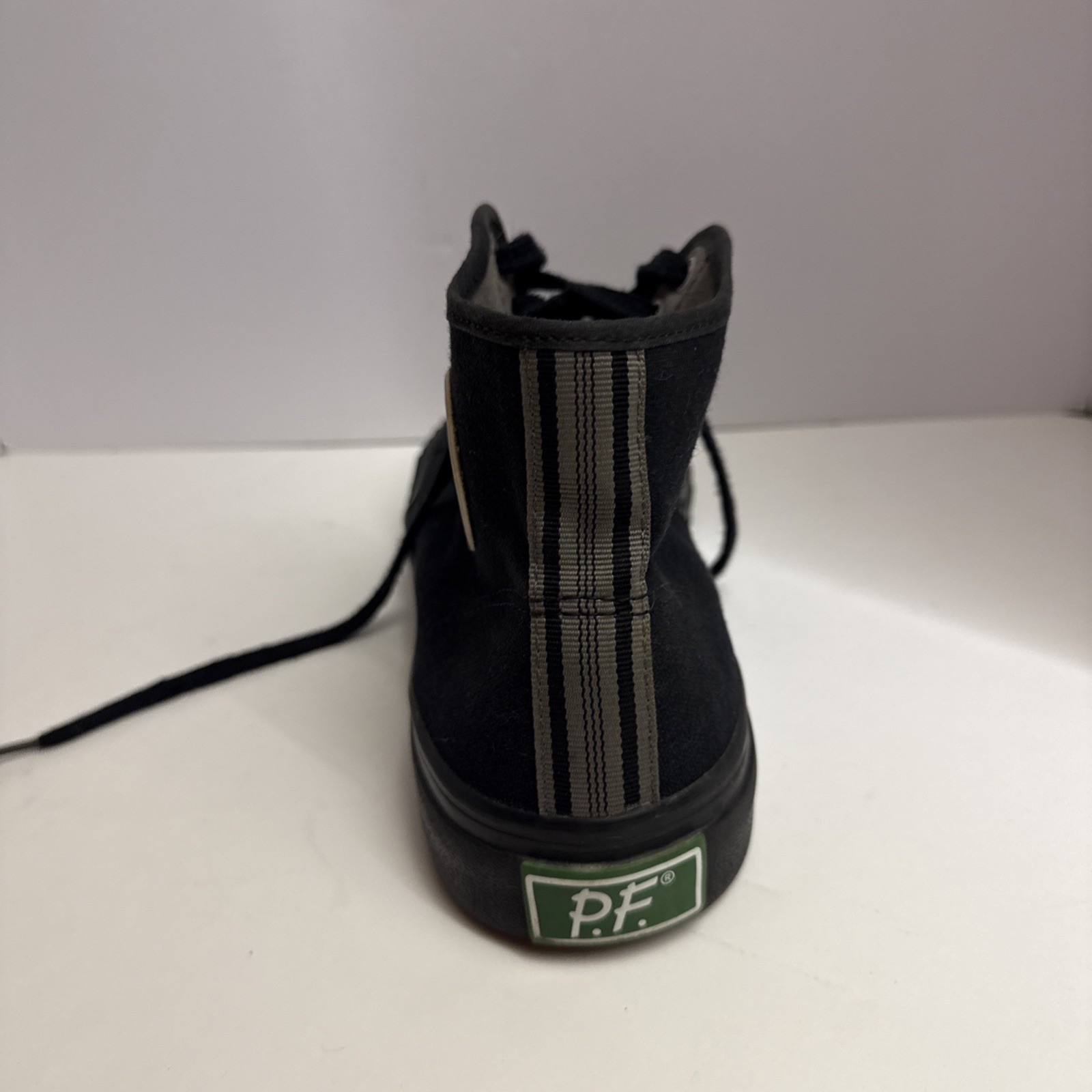 PF Flyers Shoes Mens 10 High Top Canvas Sneakers Sandlot Drip Street Hustle