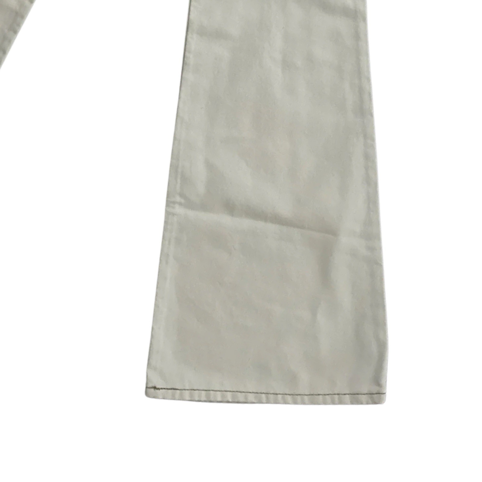 New Levis Premium 70s Ultra High Rise Flare Jeans Womens Cream White Ecru 29×32