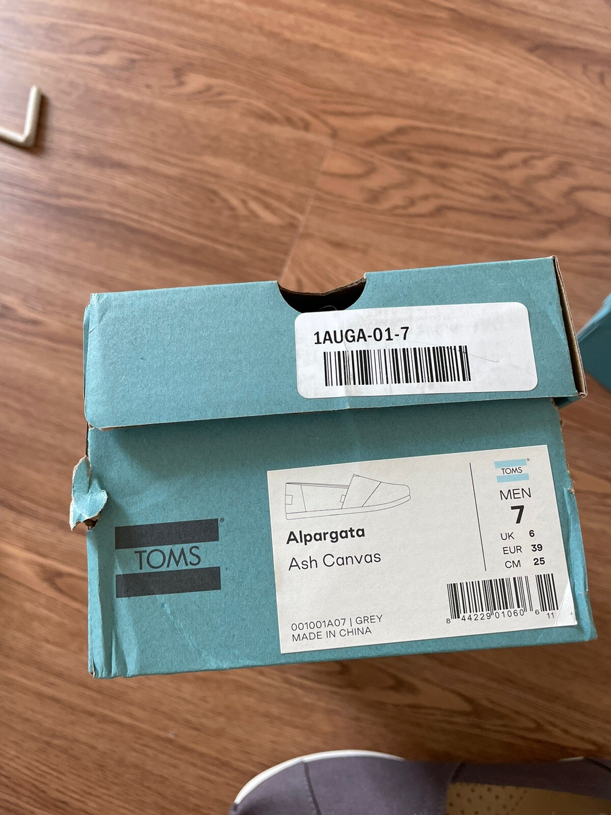 New With Tags $50 TOMS Alpargata Canvas Shoes (For Men) US 7 UK 6 EU 39#087