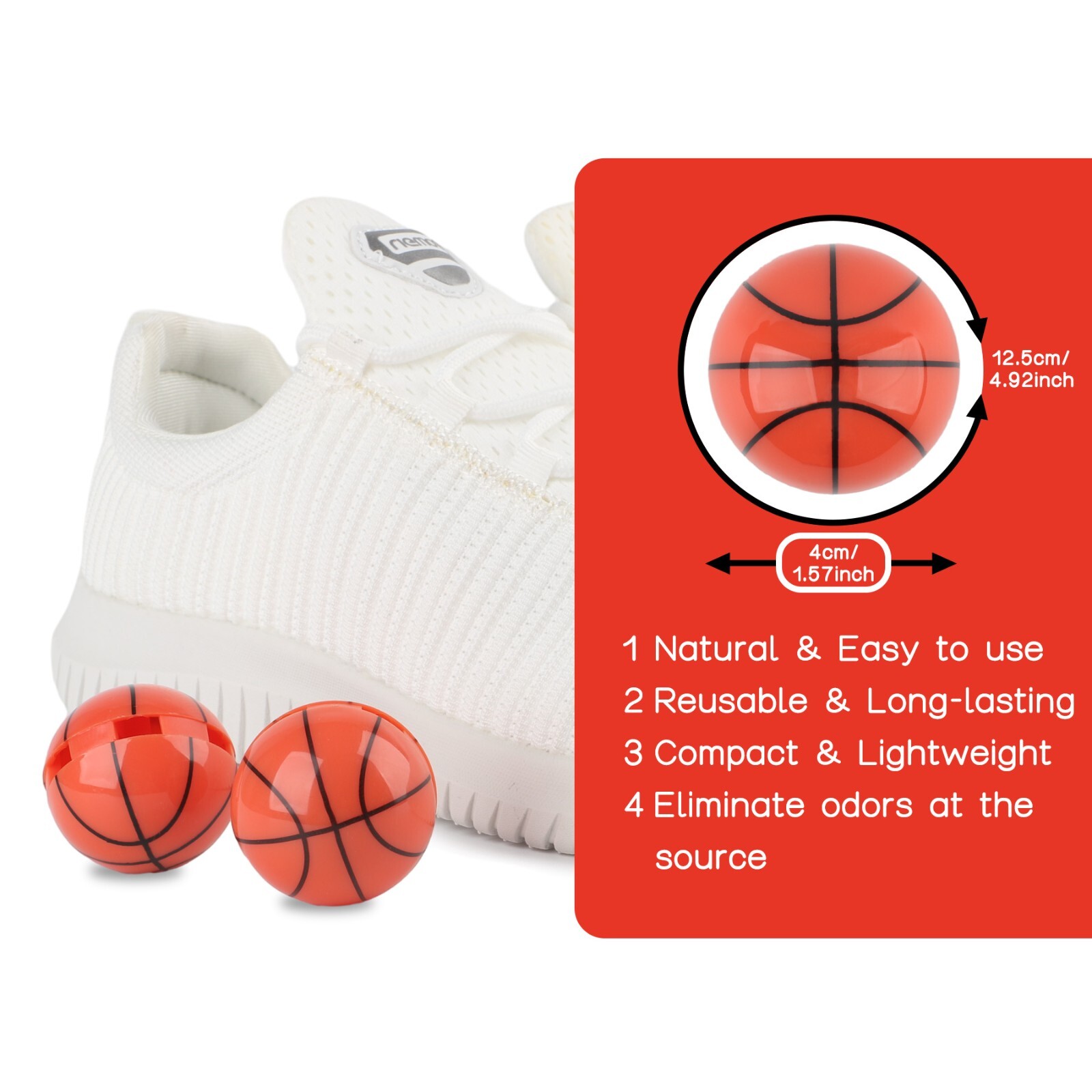 Sneaker Deodorizer Balls cologne Scent Shoe Odor Eaters Deodorant Shoe Freshener