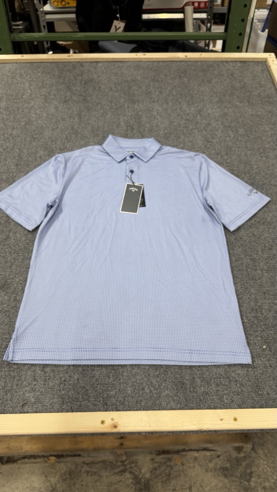 Callaway Men’s Opti-Dri Blue Golf Polo Size XL Short Sleeve Lightweight