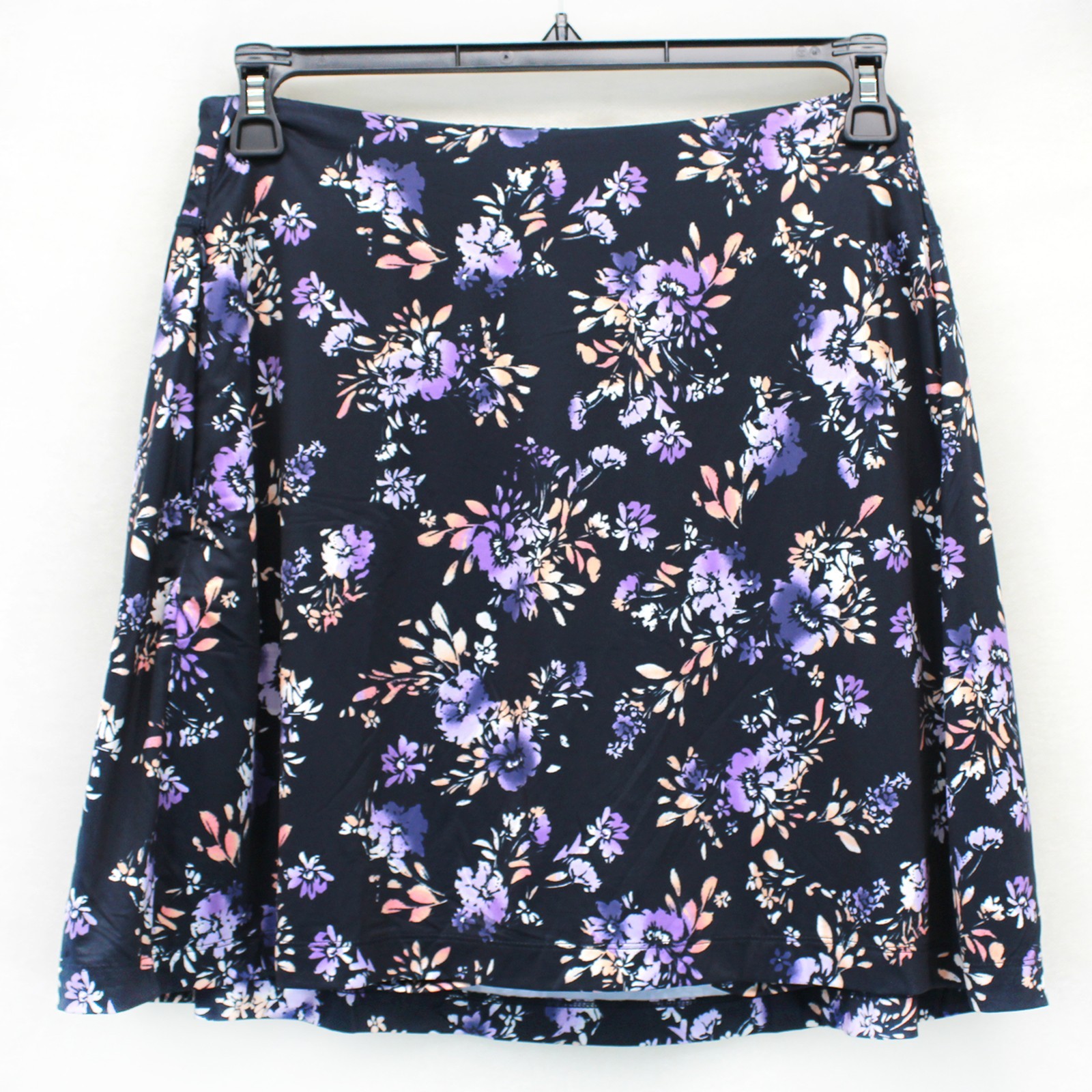 J.Jill Fit Performance Knit Floral Tennis Skort Skirt Large