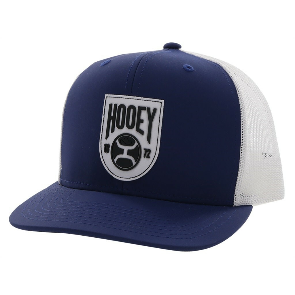 Hooey Men’s Bronx 6-panel Navy & White Trucker Cap 2203T-NVWH