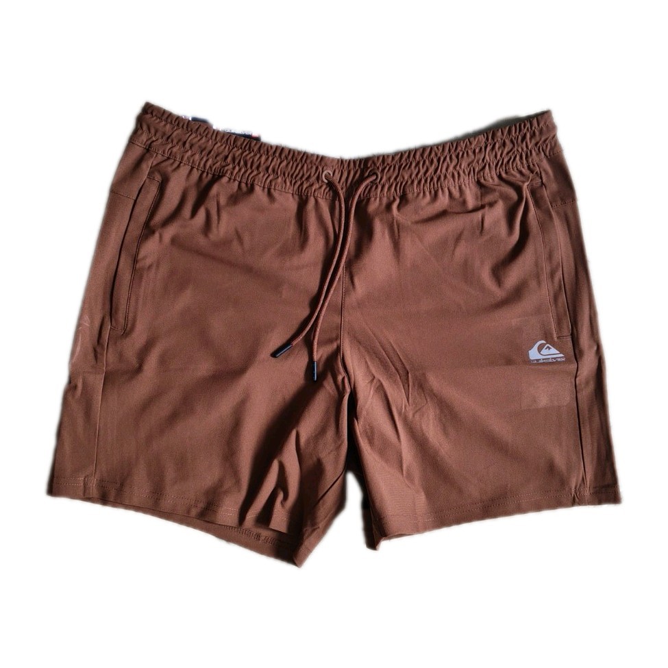 Quiksilver Men’s Regular Fit Camel 4 Way Stretch Shorts size large