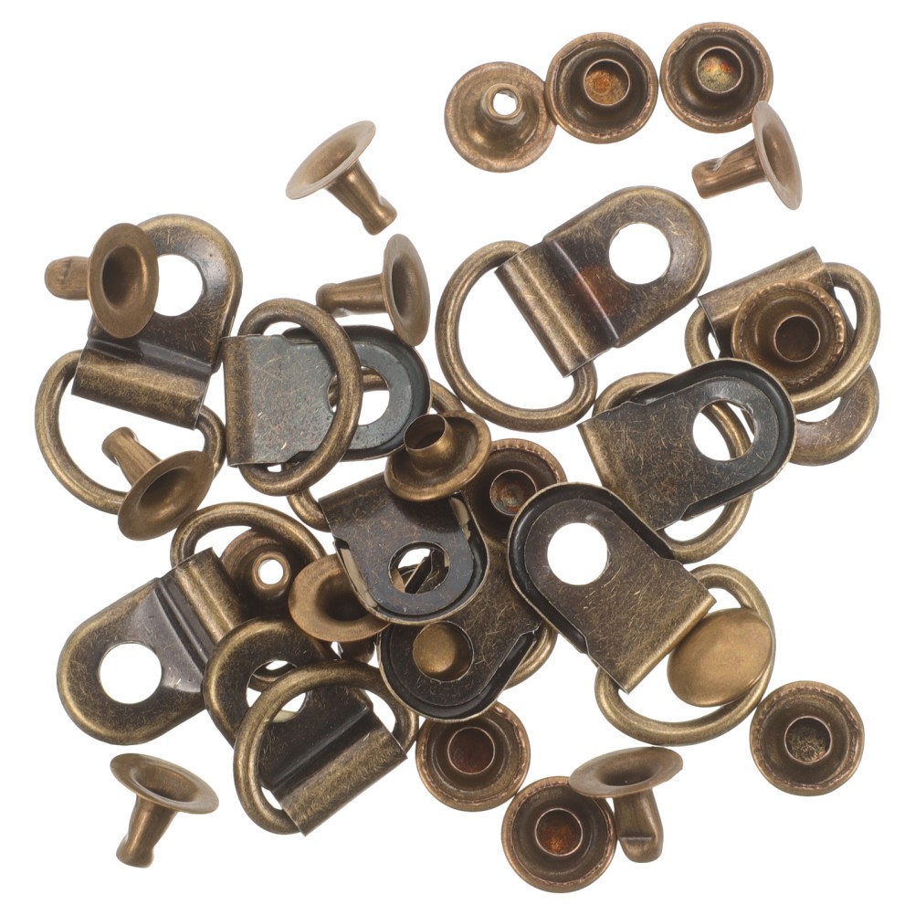 20 Pcs Rivet for Fashion Buckles Shoes Boot Lace Hook Repair Kit