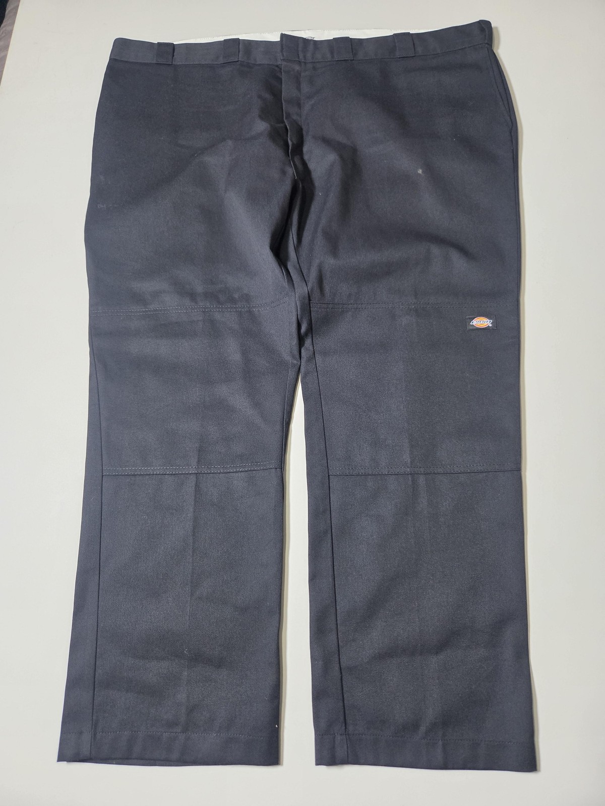 Dickies Pants Mens 50×30 Black Relaxed Fit Workwear Chino Straight Leg
