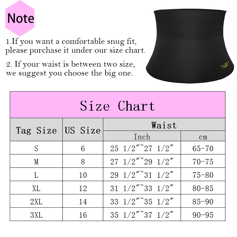 Waist Trimmer For Women Weight Loss Sauna Trainer Wrap Sweat Belt Stomach Shaper