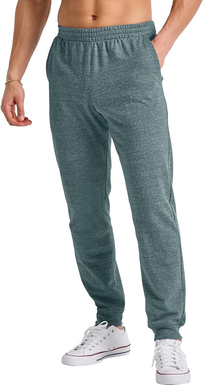 Hanes French Terry Jogger Mens Sweat Lounge pants With Pockets