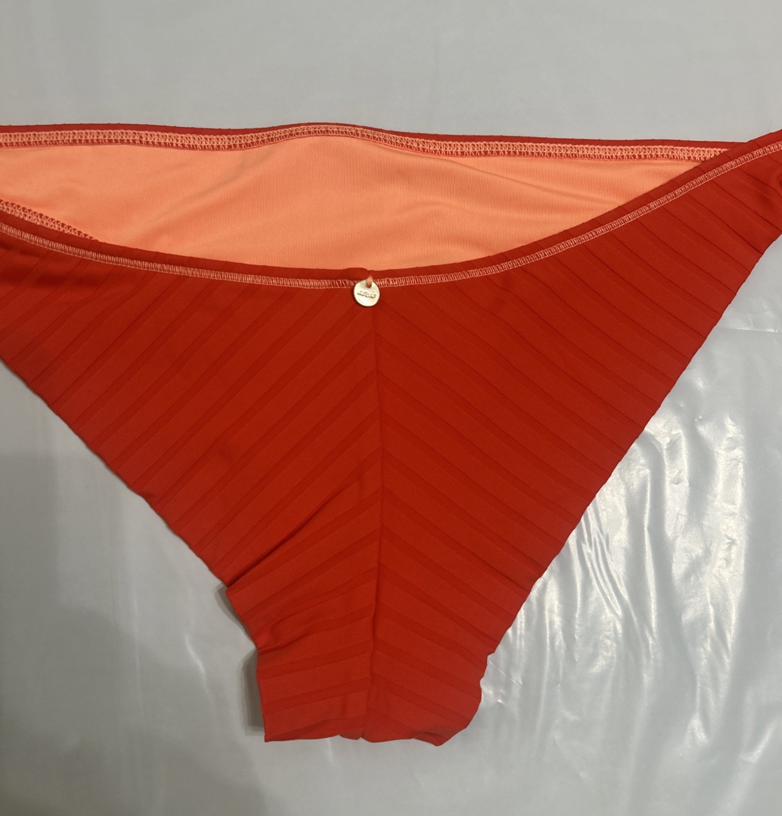 Aerie Ribbed Happy Cheeks Bikini Bottom Size Medium