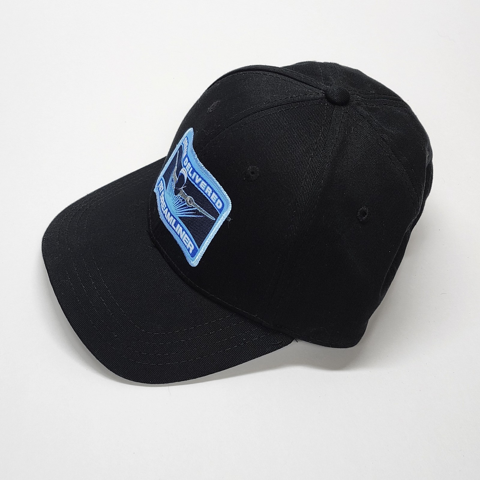 Boeing 787 Dreamliner Hat Cap Dream Delivered Official Merchandise Black Cotton