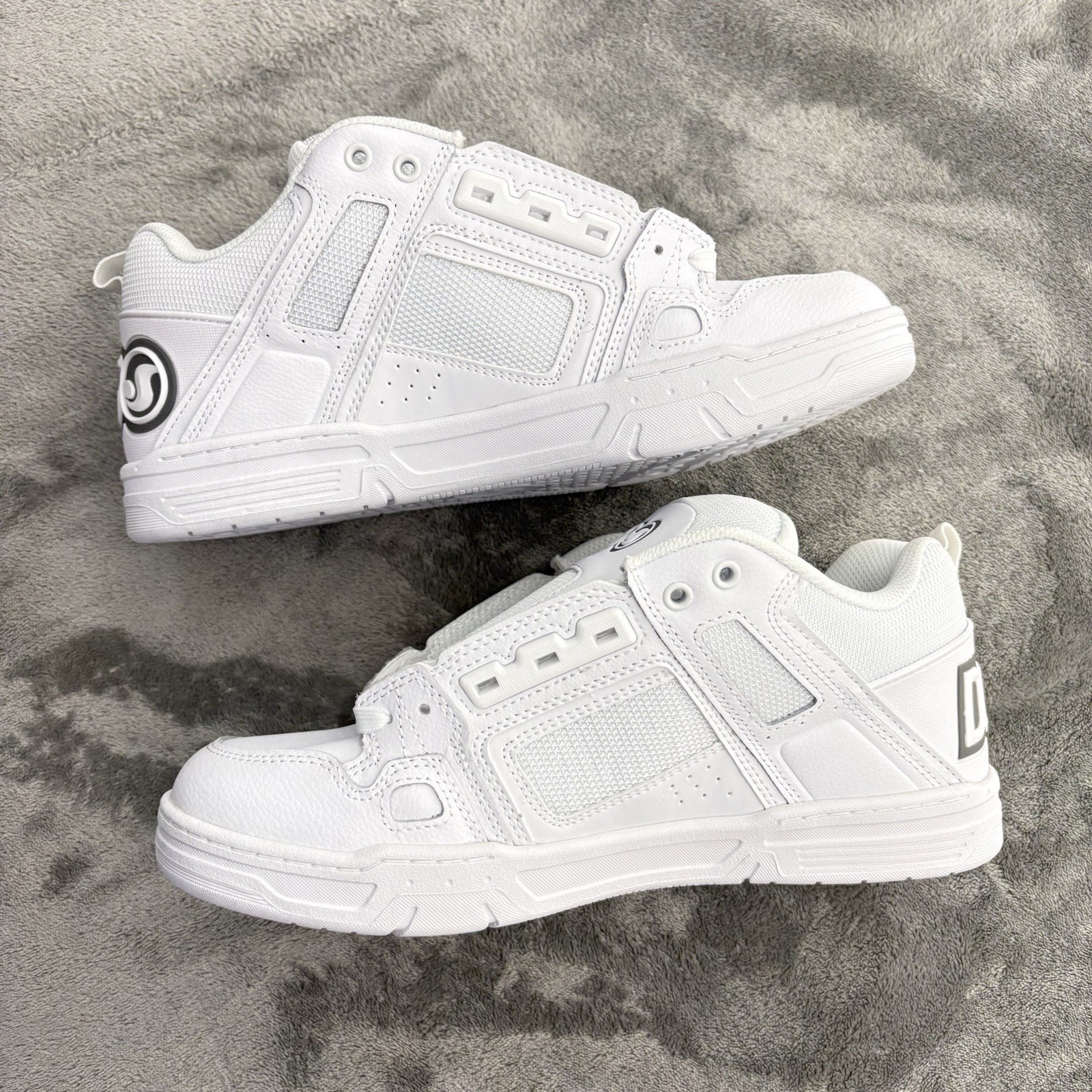 DVS Comanche Men’s 10 Shoes Sneakers Skate White/White DV01310100 DVF0001310-100