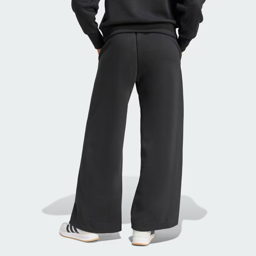 adidas women ALL SZN Fleece Loose Wide-Leg Pants