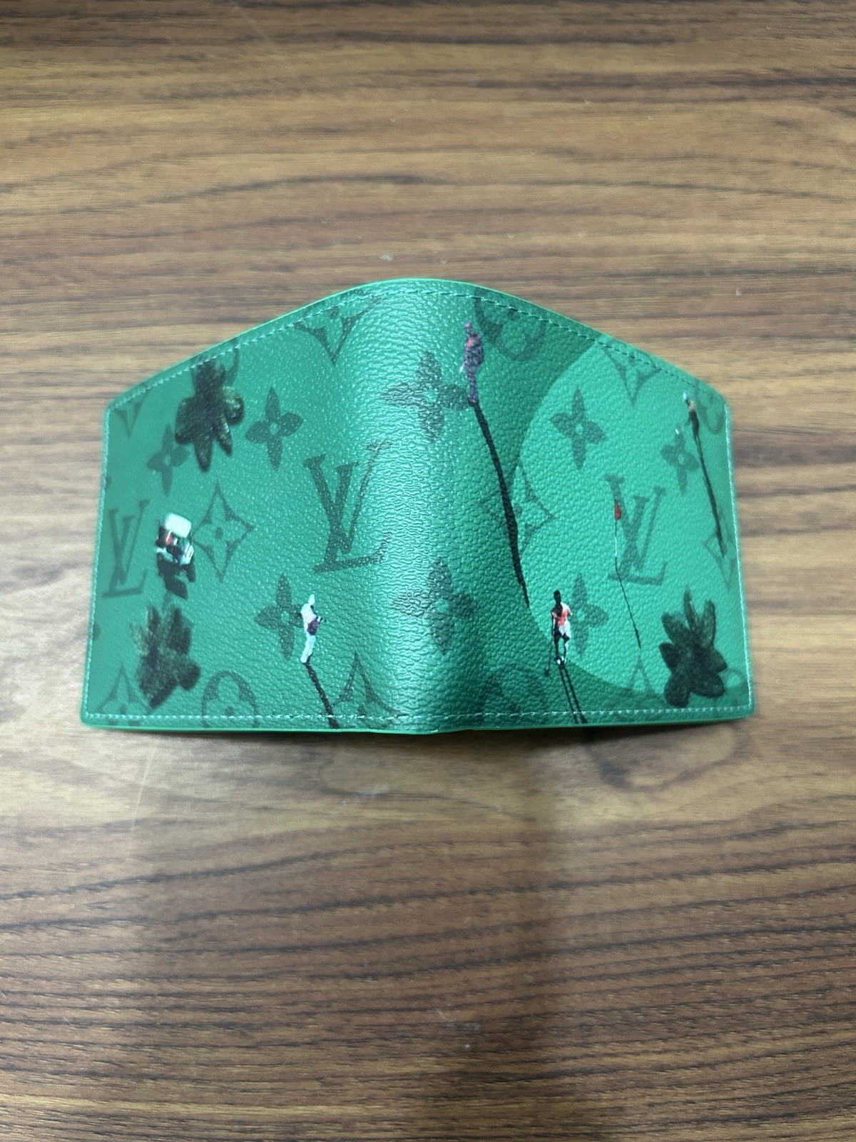 Louis Vuitton Golf Green Bifold Wallet