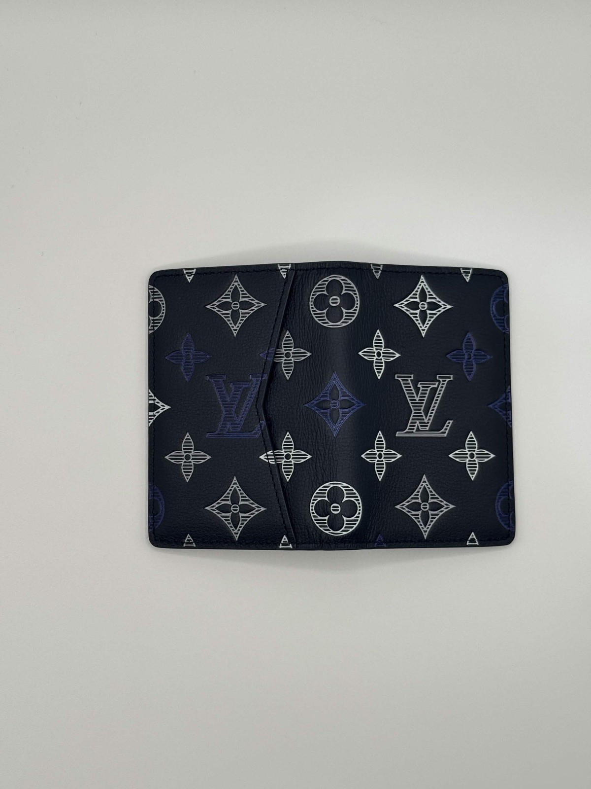Louis Vuitton LV Pocket Organizer Wallet M29135 Navy Blue
