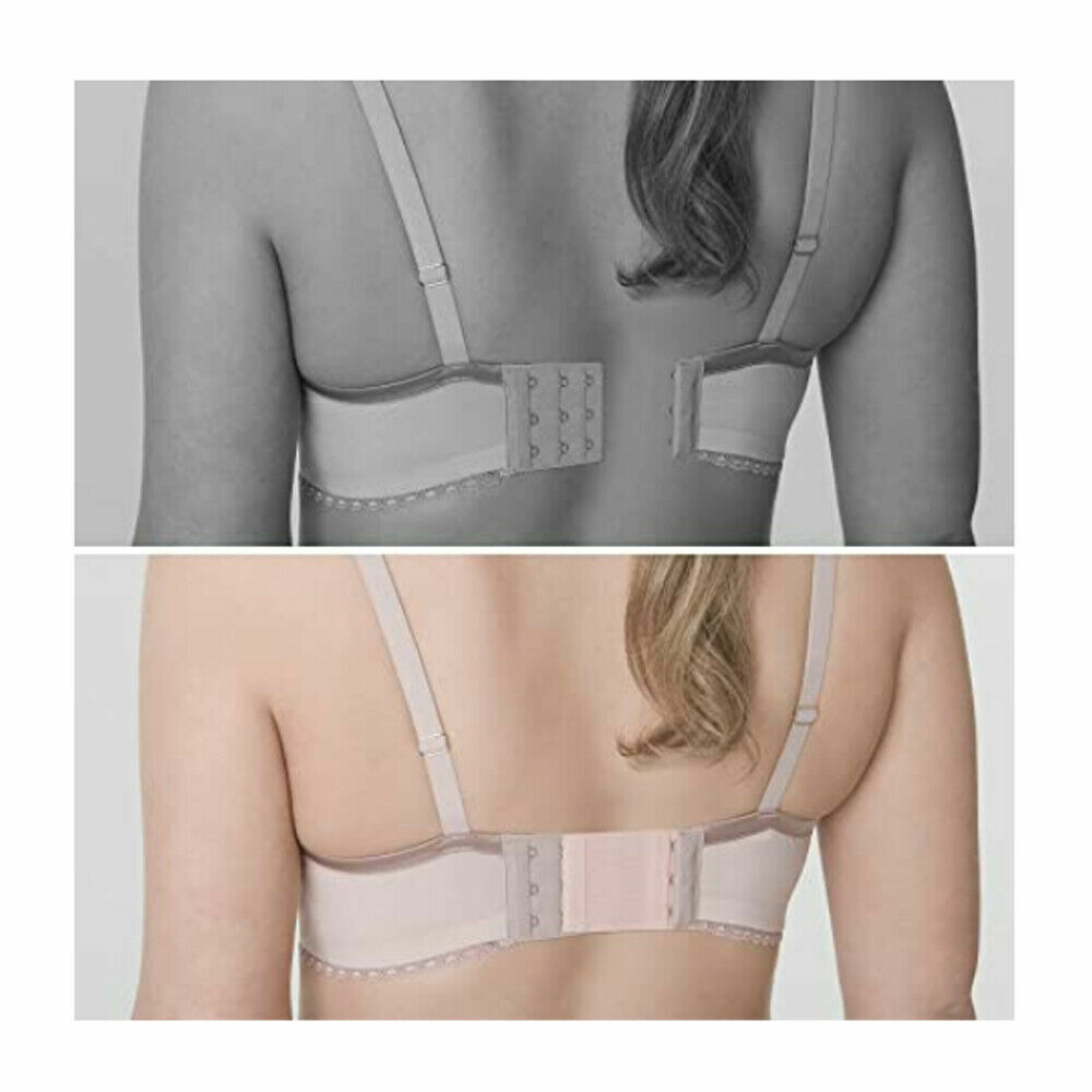 8Pcs Lady Adjustable Bra Extender 3 Hooks Elastic Underwear Strap Extension Belt