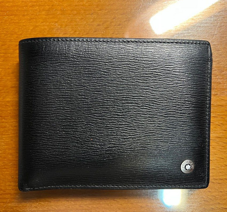 Montblanc Meisterstück Bifold Wallet Black Leather Mens Luxury Gift NIB