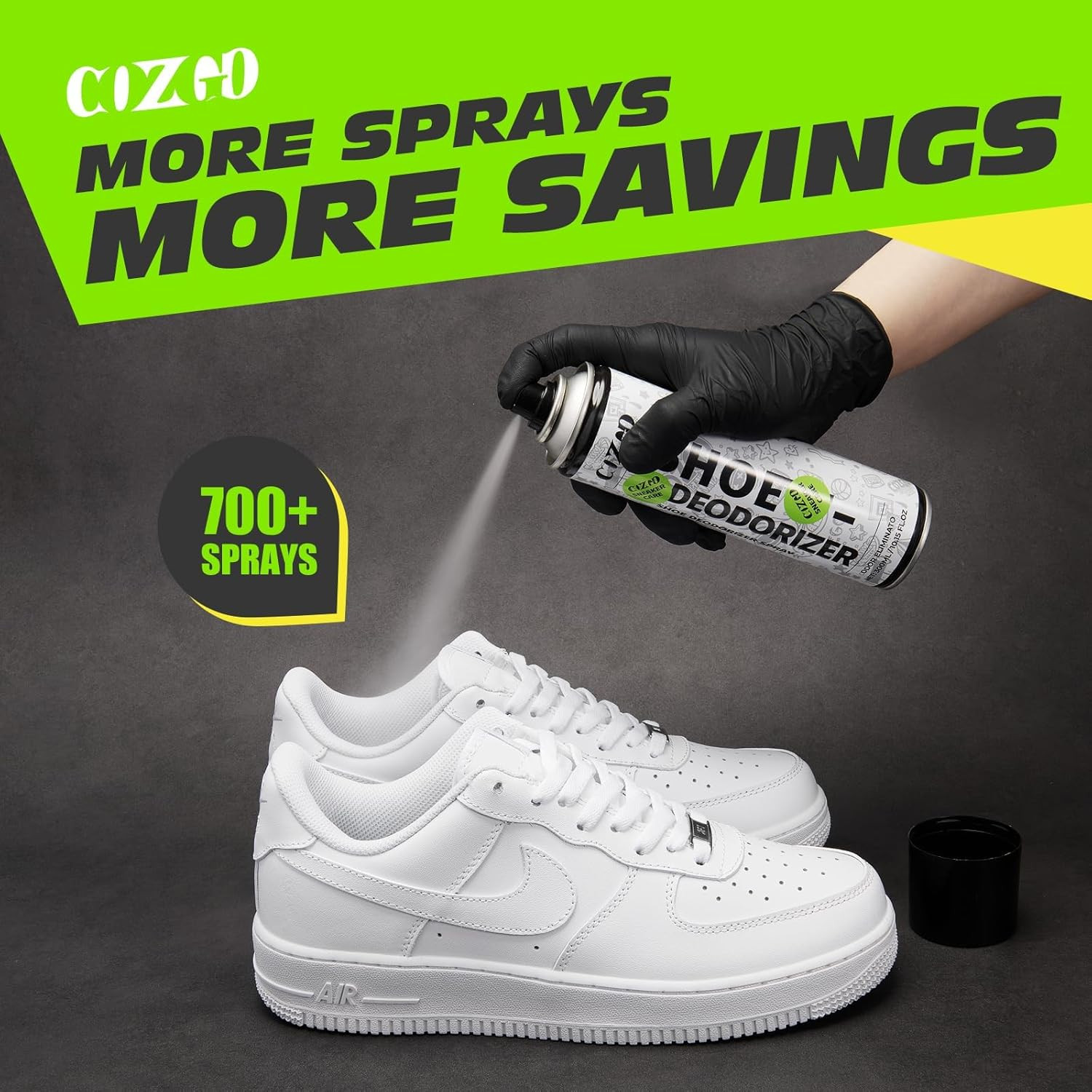 Shoe Deodorizer Spray, Shoe Refresher, Shoe Odor Smell Eliminator, 300Ml (10O…