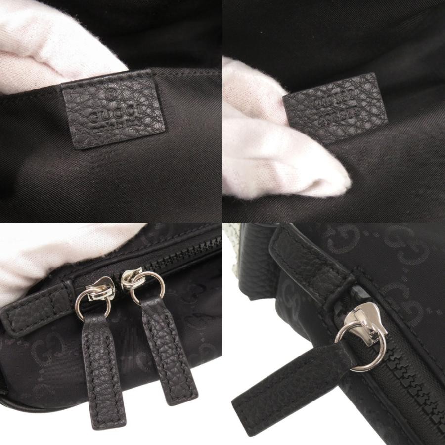 GUCCI Bag: Nylon GG Black W25H19D11cm w/dust bag;