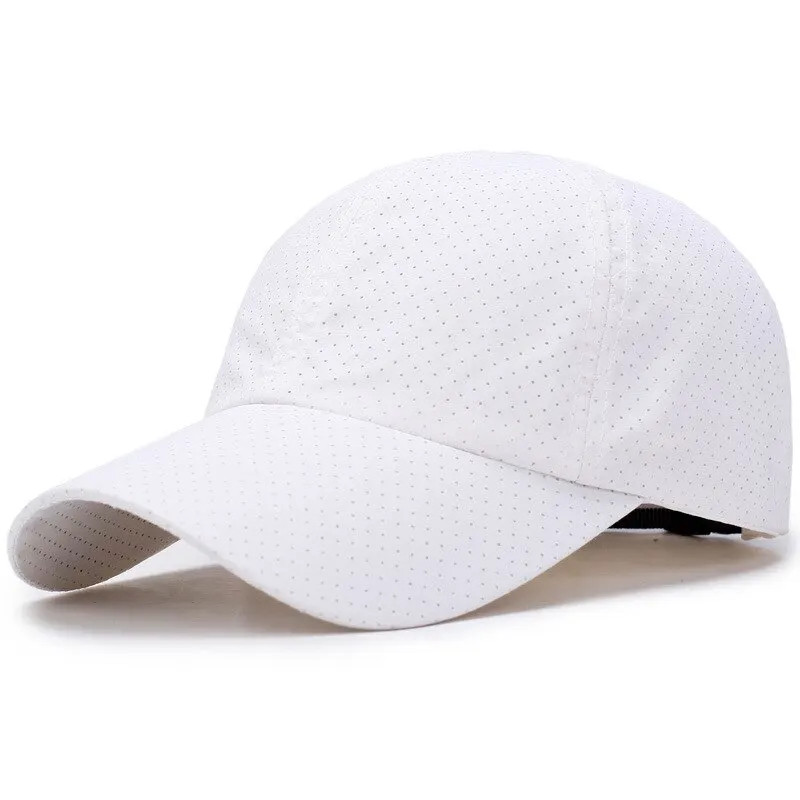 Unisex Breathable Mesh Baseball Cap Solid Color Sun Hat